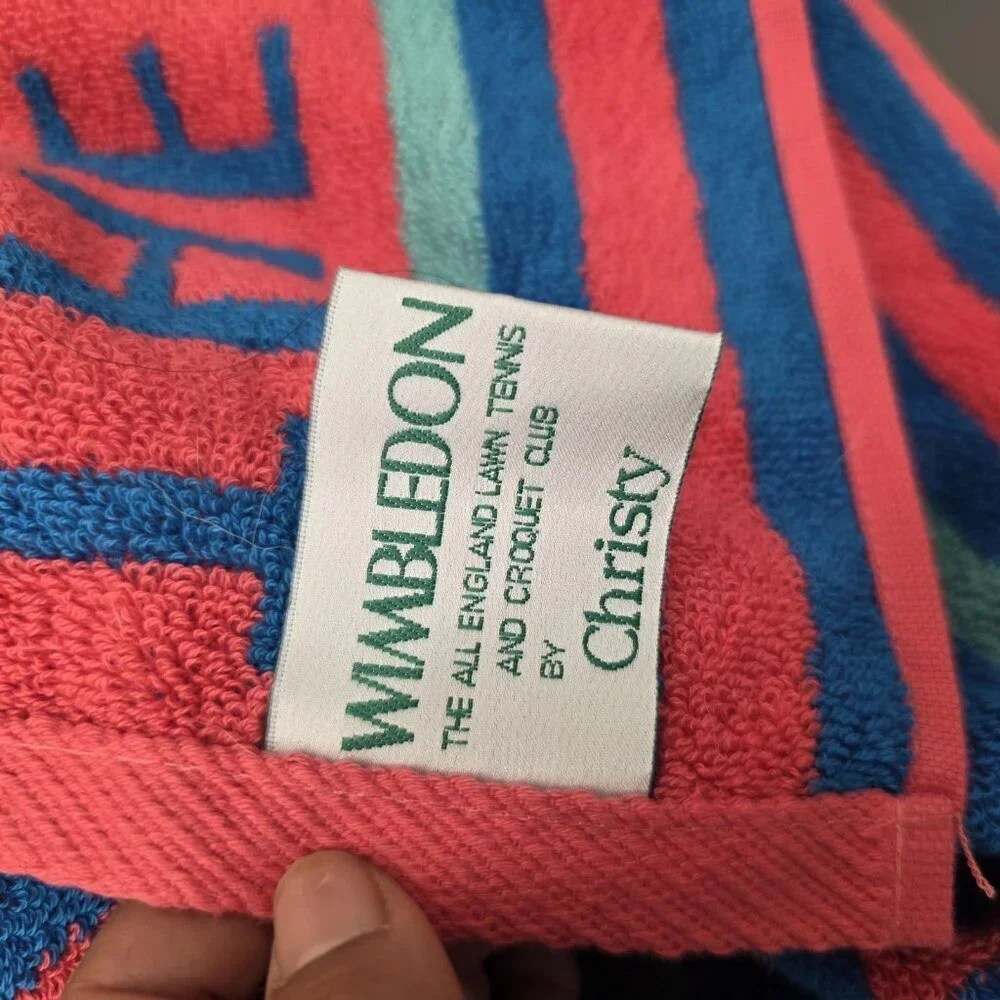 Official Wimbledon 2009 Ladies Towel Multicolor 52x28in